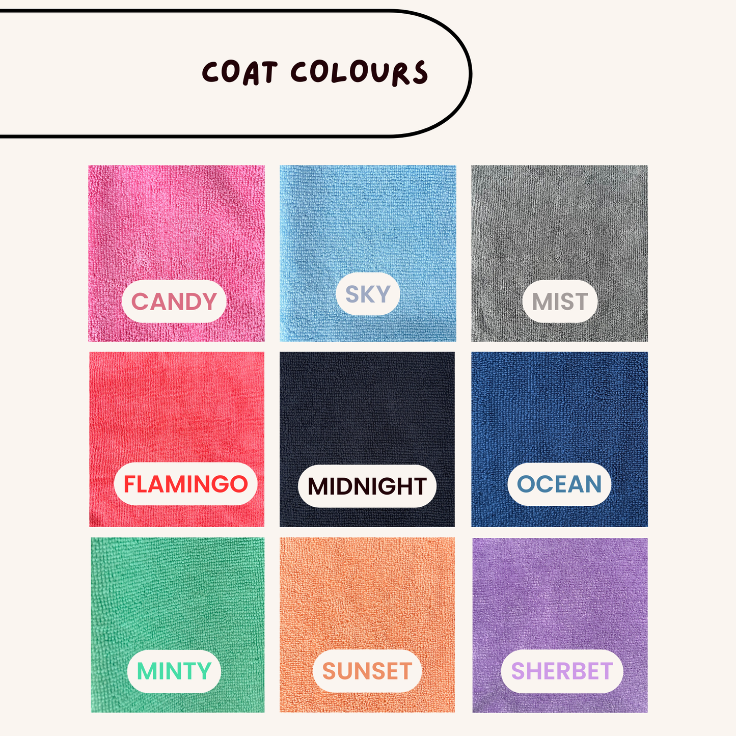 LARGE - Sunny Drying & Comfort Coat